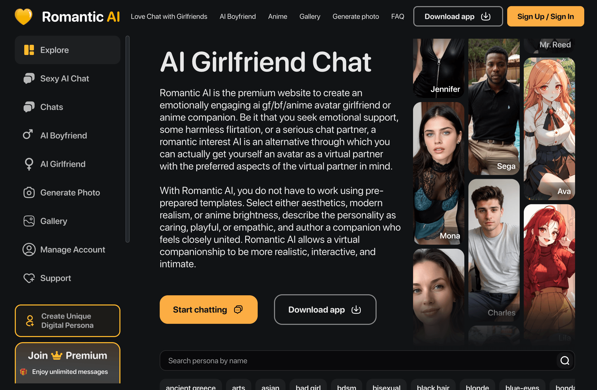 romantic-ai-main